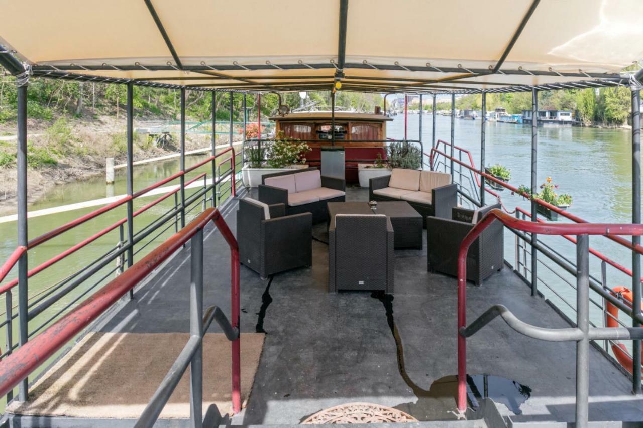 Villa Grande Peniche 4 Ch - 10 Pers -Paris - Ile De Puteaux- Terrasses Exterior foto